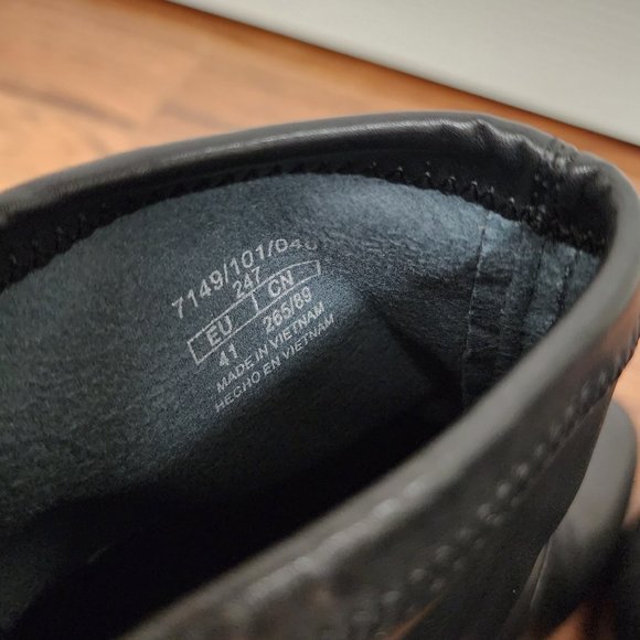 ZARA black boot 4" heel - size 41 - Picture 4 of 7